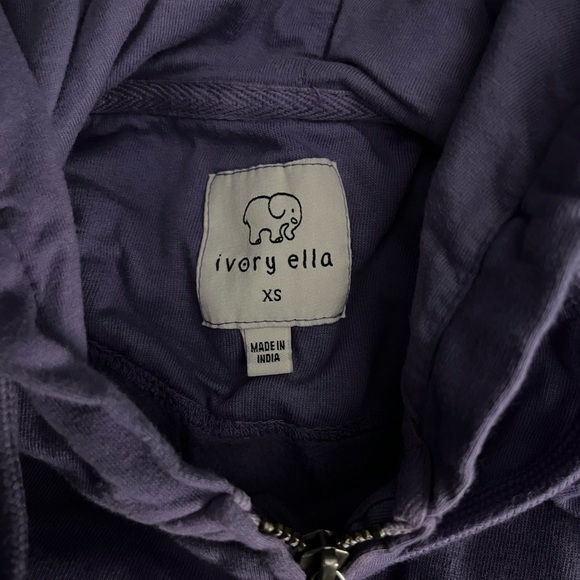 Ivory Ella Ombré Hoodie - Picture 4 of 6